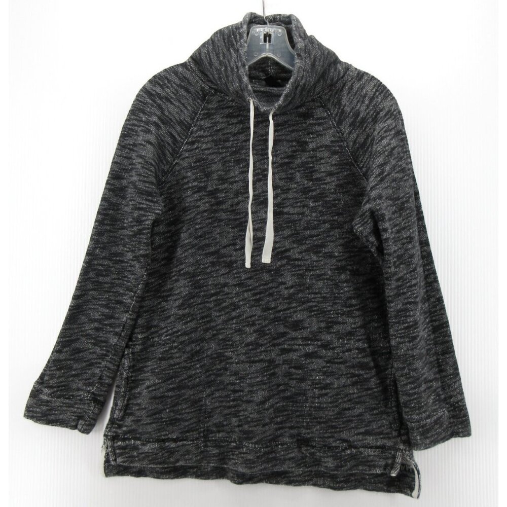 J Crew Sweater Small Medium Pullover Heathered Funnel Neck Knit